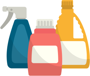 cleaning detergent bottles